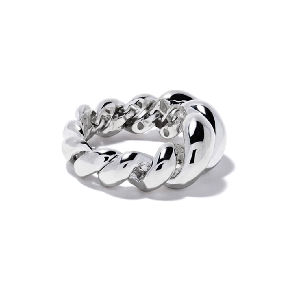 ROPE TWIST BOLD RING