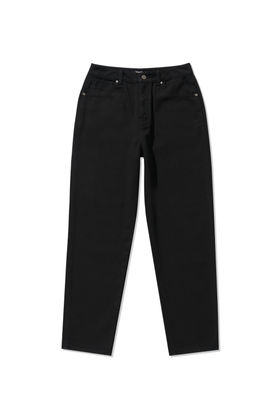 WRANGLER(랭글러) (W) STRAIGHT CROPPED FIT Denim Pants Black | S.I.VILLAGE (에스아이빌리지)