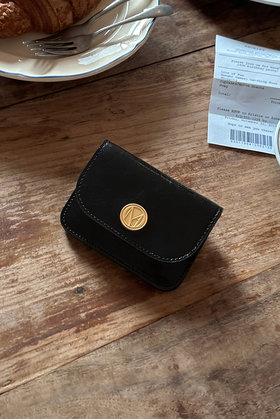 COTE DE MOI(꼬떼드무아) Ecrin card wallet - Black | S.I.VILLAGE (에스아이빌리지)