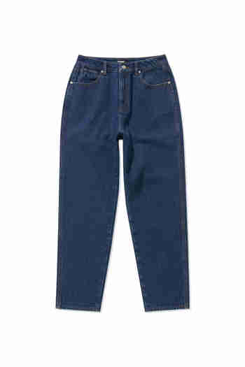 WRANGLER(랭글러) (W) STRAIGHT CROPPED FIT Denim Pants Indigo Medium | S.I.VILLAGE (에스아이빌리지)