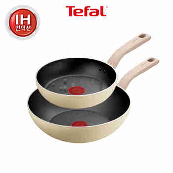 TEFAL(테팔) 테팔 인덕션 데이지 프라이팬 2종(팬20+웍28) | S.I.VILLAGE (에스아이빌리지)