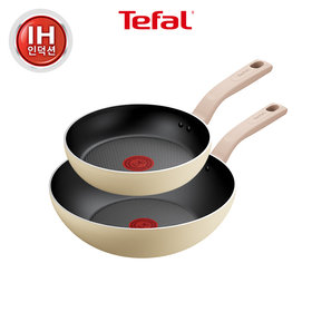 TEFAL(테팔) 테팔 인덕션 데이지 프라이팬 2종(팬20+웍28) | S.I.VILLAGE (에스아이빌리지)