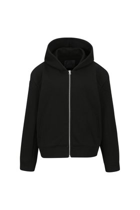 YCH(와이씨에이치) ZIP-UP COTTON HOODIE BLACK (F24OT0121BK) | S.I.VILLAGE (에스아이빌리지)