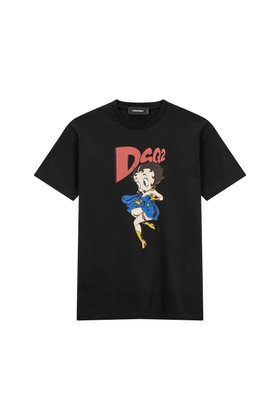 DSQUARED2(디스퀘어드2) 남성 베티 붑 그래픽 코튼 티셔츠 | S.I.VILLAGE (에스아이빌리지)