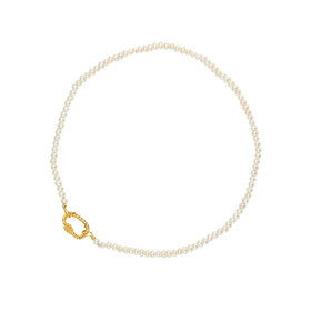 MZUU(엠주) SEASONS Rope 4mm Pearl Necklace | S.I.VILLAGE (에스아이빌리지)
