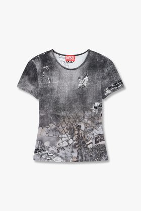 DIESEL(디젤) 여성 디스트로이드 트롱프뢰유 티셔츠 | S.I.VILLAGE (에스아이빌리지)