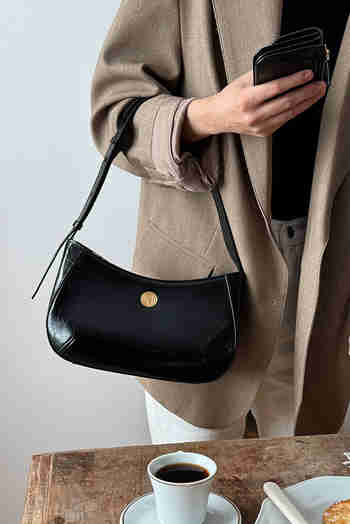 COTE DE MOI(꼬떼드무아) Ecrin shoulder bag - Black | S.I.VILLAGE (에스아이빌리지)