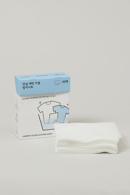 JAJU(자주) 안심 세탁 이염 방지 시트_30매 | S.I.VILLAGE (에스아이빌리지)