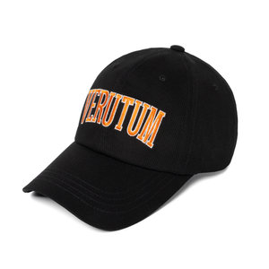 VERUTUM(베루툼) HW-BC122 : Big Arch Logo Ball CapㅣBlack Orange | S.I.VILLAGE (에스아이빌리지)