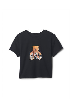 GAP Kids(갭키즈) [토들러 여아 2-5세] 베어 로고 그래픽 티셔츠 | S.I.VILLAGE (에스아이빌리지)