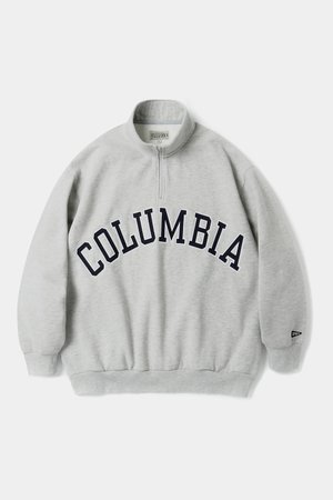 COLUMBIA UNIVERSITY(컬럼비아 유니버시티) CU BIG ARCH H/FLEECE H/ZIP SWEATSHIRTS M그레이 | S.I.VILLAGE (에스아이빌리지)