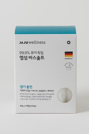 JAJU(자주) 자주 웰니스 99.9% 퓨어 독일엡섬 바스솔트_5개입 | S.I.VILLAGE (에스아이빌리지)